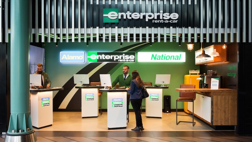 Car rental at Schiphol with Enterprise Rent-A-Car